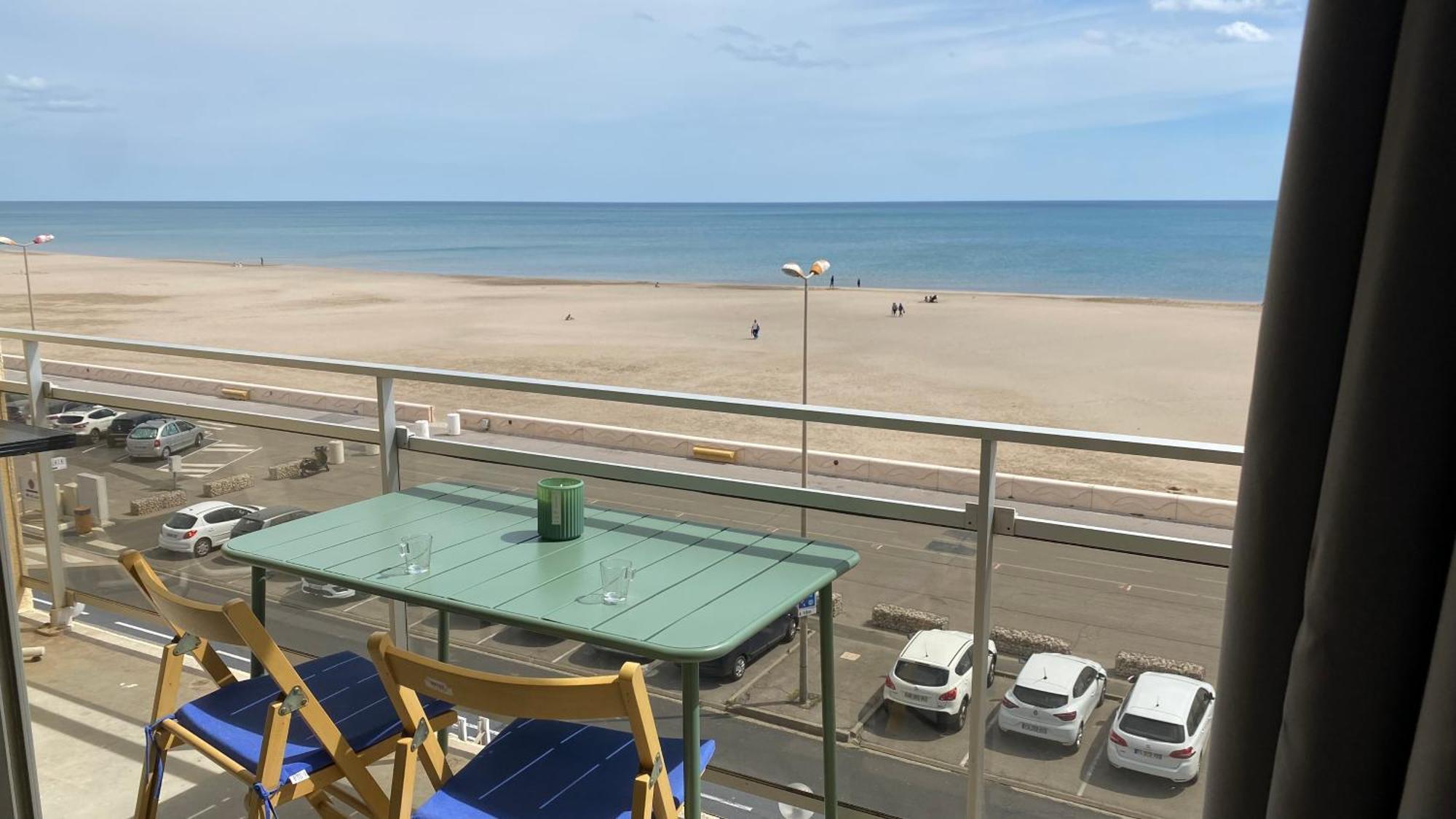 Appt T3 Front De Mer Belle Vue Narbonne Exterior foto